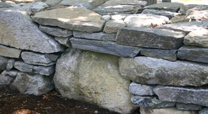 Cape Cod Custom Rock Wall
